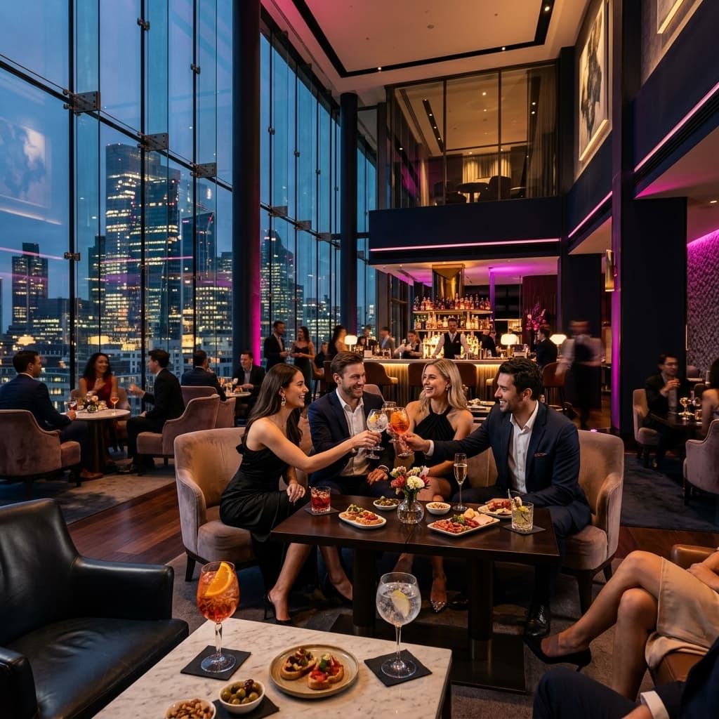 T Hotel Lounge Background